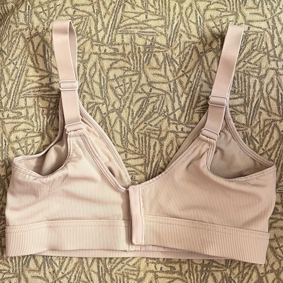 Snag Tights Women's Beige Ribbed Bra Size 3 - Picture 4 of 5